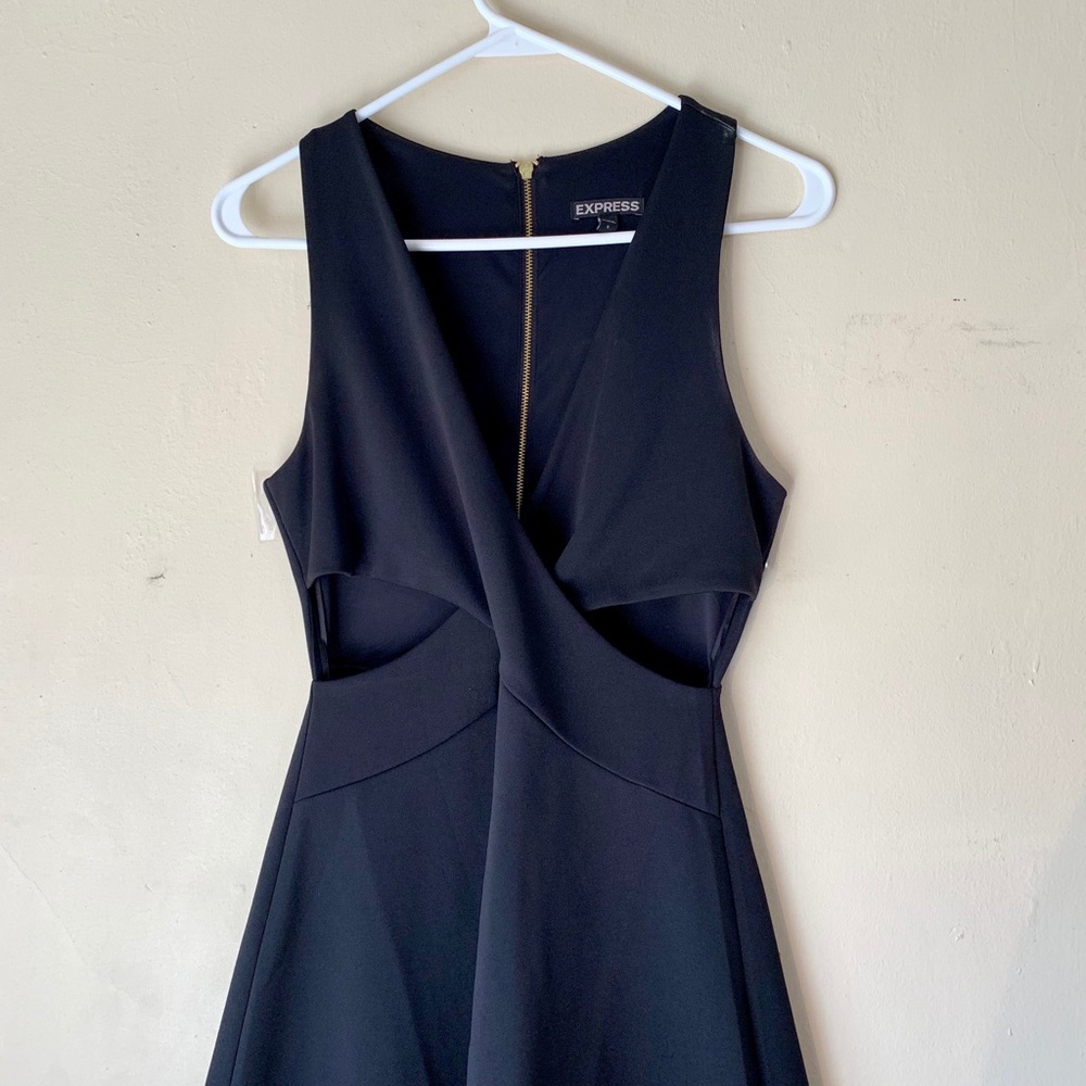 Black Open Dress size 6